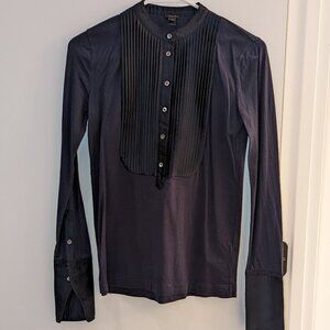 J Crew Long Sleeve Top in Navy